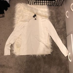 EXPRESS Cream fall sweater